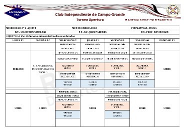 Microciclo - Club Independiente